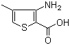 structure of CAS# 23968-18-5, 3-氨基-4-甲基噻吩-2-羧酸