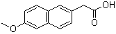 structure of CAS# 23981-47-7, 6-甲氧基-2-萘乙酸