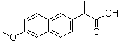 structure of CAS# 23981-80-8, 2-(6-甲氧基-2-萘基)丙酸