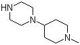 structure of CAS# 23995-88-2, 1-(1-甲基哌啶-4-基)哌嗪