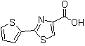 structure of CAS# 24044-07-3, 2-(2-Thienyl)-1,3-thiazole-4-carboxylic acid