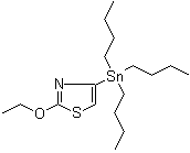 structure of CAS# 240816-28-8, 2-(乙氧基)-4-(三甲基锡烷基)噻唑