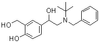 structure of CAS# 24085-03-8, alpha1-[[(叔丁基)(苄基)氨基]甲基]-4-羟基-1,3-苯二甲醇