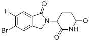 CAS # 2409005-96-3, 3-(5-Bromo-6-fluoro-1-oxoisoindolin-2-yl)piperidine-2,6-dione, 3-(6-bromo-5-fluoro-3-oxo-1H-isoindol-2-yl)piperidine-2,6-dione