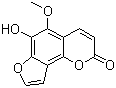 CAS # 24099-30-7, 6-Hydroxy-5-methoxy-2H-furo[2,3-h]-1-benzopyran-2-one
