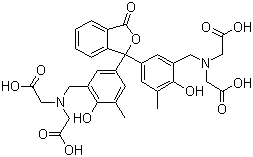 structure of CAS# 2411-89-4, 邻甲酚酞络合剂