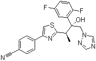 Isavuconazole molecular structure (CAS 241479-67-4)