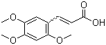 structure of CAS# 24160-53-0, 2,4,5-三甲氧基肉桂酸