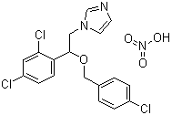 structure of CAS# 24169-02-6, Econazole nitrate