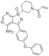 CAS # 2417548-74-2, Ibrutinib N-Oxide Impurity, 1-(1-Acryloylpiperidin-3-yl)-4-amino-3-(4-phenoxyphenyl)-1H-pyrazolo[3,4-d]pyrimidine 1-oxide