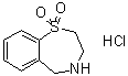 CAS # 24187-83-5, 2,3,4,5-Tetrahydro-1,4-benzothiazepine 1,1-dioxide hydrochloride