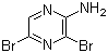 structure of CAS# 24241-18-7, 2-氨基-3,5-二溴吡嗪