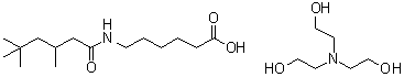 CAS # 242482-67-3, Hostacor IT, 2,2',2''-Nitrilotrisethanol 6-[(3,5,5-trimethyl-1-oxohexyl)amino]hexanoate (salt)