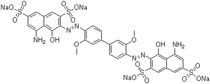 structure of CAS# 2429-74-5, 直接蓝 15