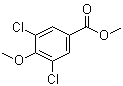 structure of CAS# 24295-27-0, 3,5-二氯-4-甲氧基苯甲酸甲酯