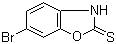 structure of CAS# 24316-84-5, 6-Bromo-2(3H)-benzoxazolethione