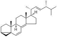 structure of CAS# 24352-51-0, 3,5-环麦角甾烷-6,8(14),22-三烯