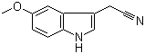 structure of CAS# 2436-17-1, 5-甲氧基吲哚-3-乙腈
