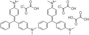 CAS # 2437-29-8 (13425-25-7), Basic Green 4, C.I. 42000, Malachite Green oxalate, Bis[[4-[4-(dimethylamino)benzhydrylidene]cyclohexa-2,5-dien-1-ylidene]dimethylammonium] dioxalate oxalate