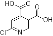 structure of CAS# 243835-70-3, 6-氯吡啶-3,4-二甲酸