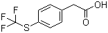 structure of CAS# 243977-23-3, 4-(三氟甲硫基)苯乙酸
