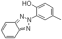 CAS # 2440-22-4, Ultraviolet Absorbent UV-P, 2-(2-Benzotriazolyl)-4-methylphenol, 2-(2-Hydroxy-5-methylphenyl)benzotriazole, 2-(2-Hydroxy-5-methyl-phenyl)benzotriazole, 2-(2H-Benzotriazol-2-yl)-p-cresol, Drometrizole, UV Absorber-1, Benazol P