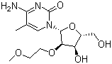 structure of CAS# 244105-55-3, 5-Methyl-2'-methoxyethoxycytosine