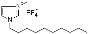 structure of CAS# 244193-56-4, 1-癸基-3-甲基咪唑鎓四氟硼酸盐
