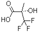 structure of CAS# 24435-45-8, (2S)-3,3,3-三氟-2-羟基-2-甲基-丙酸