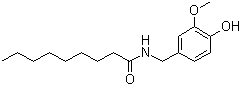 structure of CAS# 2444-46-4, 辣椒素
