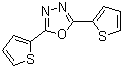 structure of CAS# 24447-14-1, 2,5-二-2-噻吩基-1,3,4-恶二唑