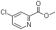 structure of CAS# 24484-93-3, 4-氯吡啶-2-甲酸甲酯
