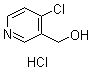 structure of CAS# 245124-17-8, 4-氯-3-吡啶甲醇盐酸盐