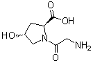 structure of CAS# 24587-32-4, (4R)-甘氨酰-4-羟基-L-脯氨酸
