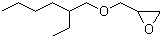 2-Ethylhexyl glycidyl ether molecular structure (CAS 2461-15-6)