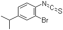 structure of CAS# 246166-33-6, 2-溴-4-异丙基苯基异硫氰酸酯