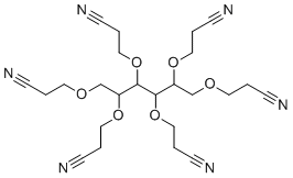 CAS 登录号：2465-92-1, 1,2,3,4,5,6-六-O-(2-氰基乙基)己糖醇