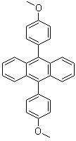 structure of CAS# 24672-76-2, 9,10-二(4-甲氧基苯基)蒽