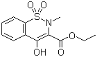 structure of CAS# 24683-26-9, 4-羟基-2-甲基-2H-1,2-苯并噻嗪-3-甲酸乙酯 1,1-二氧化物