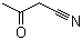 氰基丙酮分子结构 (CAS 2469-99-0)