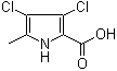 CAS # 24691-30-3, 3,4-Dichloro-5-methyl-1H-pyrrole-2-carboxylic acid