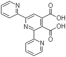 structure of CAS# 247058-03-3, [2,2':6',2''-三联吡啶]-3',4'-二羧酸