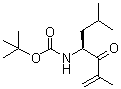 structure of CAS# 247068-81-1, (S)-4-(叔丁氧羰基氨基)-2,6-二甲基-1-庚烯-3-酮