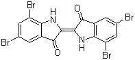 structure of CAS# 2475-31-2, 溴靛蓝