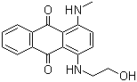 CAS 登录号：2475-46-9, 分散蓝 3, 1-[(2-羟乙基)氨基]-4-(甲氨基)-9,10-蒽醌