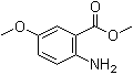 2-Amino-5-methoxybenzoic acid methyl ester molecular structure (CAS 2475-80-1)