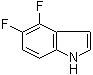 structure of CAS# 247564-63-2, 4,5-二氟-1H-吲哚