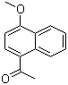 structure of CAS# 24764-66-7, 1-(4-甲氧基-1-萘基)乙酮