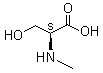 structure of CAS# 2480-26-4, N-Methyl-L-serine