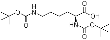 structure of CAS# 2483-46-7, (S)-2,6-二叔丁氧羰基氨基己酸